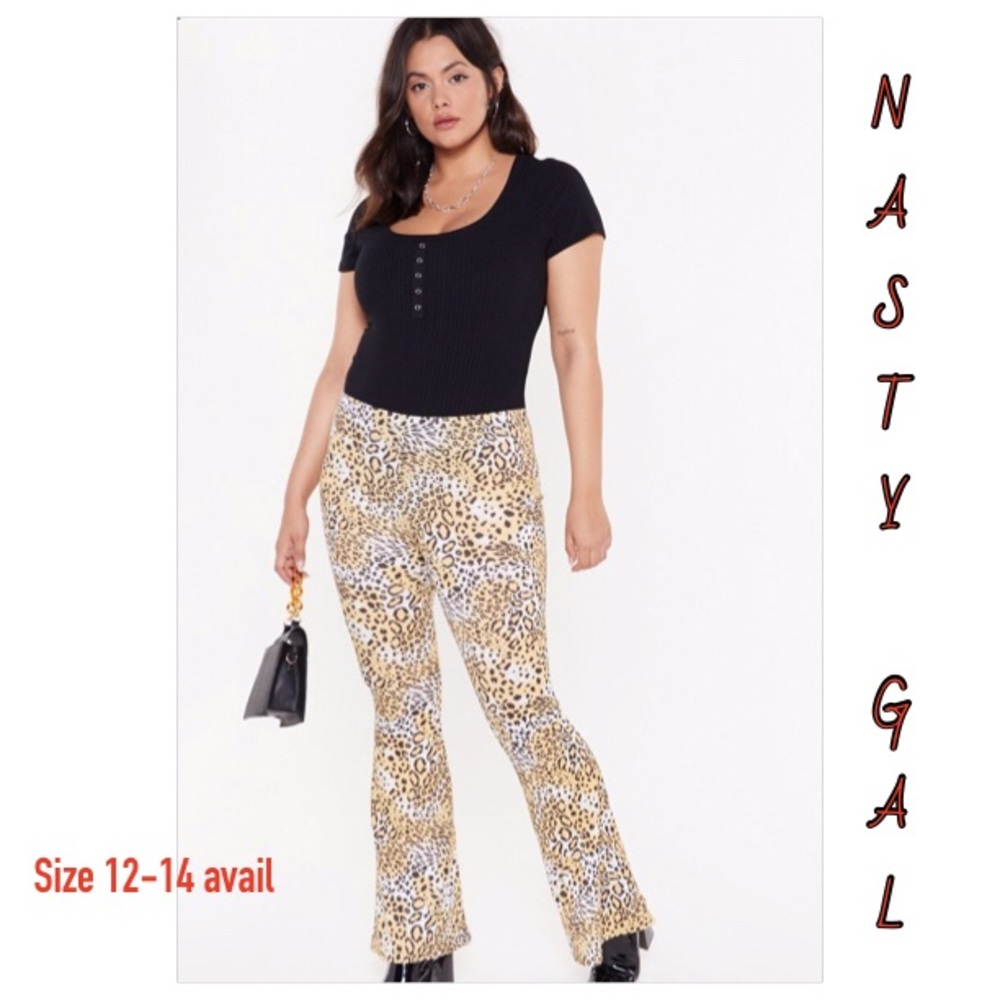 NASTY GAL ANIMAL FLARES sz 12 & 14